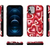 image:imageCasely iPhone 12 Mini Case  Sneaky Monkeys  Frida Kahlo Jungle Floral  Bold Protective Design  Compatible with MagSafeLove Song Remix  Ombre Hearts