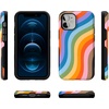 image:imageCasely iPhone 12 Mini Case  Sneaky Monkeys  Frida Kahlo Jungle Floral  Bold Protective Design  Compatible with MagSafeLove for All  Rainbow Pride