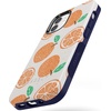 image:imageCasely iPhone 12 Mini Case  Sneaky Monkeys  Frida Kahlo Jungle Floral  Bold Protective Design  Compatible with MagSafeMain Squeeze  Orange Stamped