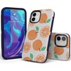 image:imageCasely iPhone 12 Mini Case  Sneaky Monkeys  Frida Kahlo Jungle Floral  Bold Protective Design  Compatible with MagSafeMain Squeeze  Orange Stamped