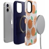 image:imageCasely iPhone 12 Mini Case  Sneaky Monkeys  Frida Kahlo Jungle Floral  Bold Protective Design  Compatible with MagSafeMain Squeeze  Orange Stamped