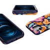 image:imageCasely iPhone 12 Mini Case  Sneaky Monkeys  Frida Kahlo Jungle Floral  Bold Protective Design  Compatible with MagSafeMidnight Color Splash  Abstract Retro