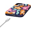 image:imageCasely iPhone 12 Mini Case  Sneaky Monkeys  Frida Kahlo Jungle Floral  Bold Protective Design  Compatible with MagSafeMidnight Color Splash  Abstract Retro