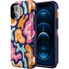image:imageCasely iPhone 12 Mini Case  Sneaky Monkeys  Frida Kahlo Jungle Floral  Bold Protective Design  Compatible with MagSafeMidnight Color Splash  Abstract Retro