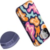 image:imageCasely iPhone 12 Mini Case  Sneaky Monkeys  Frida Kahlo Jungle Floral  Bold Protective Design  Compatible with MagSafeMidnight Color Splash  Abstract Retro