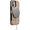 image:imageCasely iPhone 12 Mini Case  Sneaky Monkeys  Frida Kahlo Jungle Floral  Bold Protective Design  Compatible with MagSafeMocha Ripple  Brown Waves