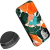 image:imageCasely iPhone 12 Mini Case  Sneaky Monkeys  Frida Kahlo Jungle Floral  Bold Protective Design  Compatible with MagSafeOf Quartz  Sculpted Marble