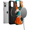 image:imageCasely iPhone 12 Mini Case  Sneaky Monkeys  Frida Kahlo Jungle Floral  Bold Protective Design  Compatible with MagSafeOf Quartz  Sculpted Marble