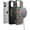 image:imageCasely iPhone 12 Mini Case  Sneaky Monkeys  Frida Kahlo Jungle Floral  Bold Protective Design  Compatible with MagSafeOld Skool  Retro Checkerboard