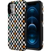 image:imageCasely iPhone 12 Mini Case  Sneaky Monkeys  Frida Kahlo Jungle Floral  Bold Protective Design  Compatible with MagSafeOld Skool  Retro Checkerboard