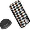 image:imageCasely iPhone 12 Mini Case  Sneaky Monkeys  Frida Kahlo Jungle Floral  Bold Protective Design  Compatible with MagSafeOld Skool  Retro Checkerboard