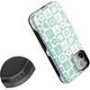 image:imageCasely iPhone 12 Mini Case  Sneaky Monkeys  Frida Kahlo Jungle Floral  Bold Protective Design  Compatible with MagSafePura Vida  Coastal Checkers