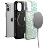 image:imageCasely iPhone 12 Mini Case  Sneaky Monkeys  Frida Kahlo Jungle Floral  Bold Protective Design  Compatible with MagSafePura Vida  Coastal Checkers