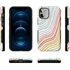 image:imageCasely iPhone 12 Mini Case  Sneaky Monkeys  Frida Kahlo Jungle Floral  Bold Protective Design  Compatible with MagSafeRide The Wave  Pastel Rainbow Lined