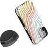 image:imageCasely iPhone 12 Mini Case  Sneaky Monkeys  Frida Kahlo Jungle Floral  Bold Protective Design  Compatible with MagSafeRide The Wave  Pastel Rainbow Lined