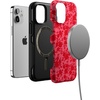 image:imageCasely iPhone 12 Mini Case  Sneaky Monkeys  Frida Kahlo Jungle Floral  Bold Protective Design  Compatible with MagSafeRose Garden  Red Aesthetic
