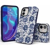 image:imageCasely iPhone 12 Mini Case  Sneaky Monkeys  Frida Kahlo Jungle Floral  Bold Protective Design  Compatible with MagSafeRose to Fame  Blue  White Rose Floral