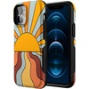 image:imageCasely iPhone 12 Mini Case  Sneaky Monkeys  Frida Kahlo Jungle Floral  Bold Protective Design  Compatible with MagSafeShine On  Retro Sunset