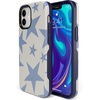 image:imageCasely iPhone 12 Mini Case  Sneaky Monkeys  Frida Kahlo Jungle Floral  Bold Protective Design  Compatible with MagSafeStars Align  Blue  White Stars