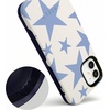 image:imageCasely iPhone 12 Mini Case  Sneaky Monkeys  Frida Kahlo Jungle Floral  Bold Protective Design  Compatible with MagSafeStars Align  Blue  White Stars
