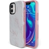 image:imageCasely iPhone 12 Mini Case  Sneaky Monkeys  Frida Kahlo Jungle Floral  Bold Protective Design  Compatible with MagSafeSubtle Blush  White and Pink Marble