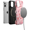 image:imageCasely iPhone 12 Mini Case  Sneaky Monkeys  Frida Kahlo Jungle Floral  Bold Protective Design  Compatible with MagSafeThats Amore  Valentines