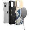 image:imageCasely iPhone 12 Mini Case  Sneaky Monkeys  Frida Kahlo Jungle Floral  Bold Protective Design  Compatible with MagSafeThe Great Wave  The Met Series