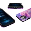 image:imageCasely iPhone 12 Mini Case  Sneaky Monkeys  Frida Kahlo Jungle Floral  Bold Protective Design  Compatible with MagSafeTie Dying Over You  Purple Marble iPhone