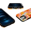 image:imageCasely iPhone 12 Mini Case  Sneaky Monkeys  Frida Kahlo Jungle Floral  Bold Protective Design  Compatible with MagSafeTropical Color Splash  Abstract Retro