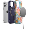 image:imageCasely iPhone 12 Mini Case  Sneaky Monkeys  Frida Kahlo Jungle Floral  Bold Protective Design  Compatible with MagSafeTropical Heat  Beachy Collage