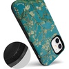 image:imageCasely iPhone 12 Mini Case  Sneaky Monkeys  Frida Kahlo Jungle Floral  Bold Protective Design  Compatible with MagSafeVan Gogh  Almond Blossom Floral