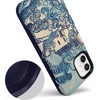image:imageCasely iPhone 12 Mini Case  Sneaky Monkeys  Frida Kahlo Jungle Floral  Bold Protective Design  Compatible with MagSafeVan Gogh  Landscape With Houses