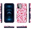 image:imageCasely iPhone 12 Mini Case  Sneaky Monkeys  Frida Kahlo Jungle Floral  Bold Protective Design  Compatible with MagSafeXOXO  Pink Candy Hearts