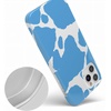 image:imageCasely iPhone 12 Pro Max Case  Scribble Me that  Crayola Rainbow Pencil  Classic Ultra Slim DesignCurrent MOOd  Light Blue Cow Print