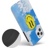 image:imageCasely iPhone 12 Pro Max Case  Scribble Me that  Crayola Rainbow Pencil  Classic Ultra Slim DesignOn Cloud Nine  Glitch Smiley Face