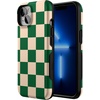 image:imageCasely iPhone 13 Case  Monets View  The Met Museum  Bold Protective Design  Compatible with MagSafeFit Check  Green Checkerboard