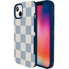 image:imageCasely iPhone 13 Case  Monets View  The Met Museum  Bold Protective Design  Compatible with MagSafeFit Check  Light Blue Checkerboard