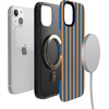 image:imageCasely iPhone 13 Case  Monets View  The Met Museum  Bold Protective Design  Compatible with MagSafeGo New York  Blue  Orange Stripes