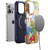 image:imageCasely iPhone 13 Pro Case  Find Your Muse  Frida Kahlo Portrait  Bold Protective Design  Compatible with MagSafeBotanical Blooms  Floral Patchwork