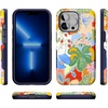 image:imageCasely iPhone 13 Pro Case  Find Your Muse  Frida Kahlo Portrait  Bold Protective Design  Compatible with MagSafeBotanical Blooms  Floral Patchwork