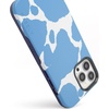 image:imageCasely iPhone 13 Pro Case  Find Your Muse  Frida Kahlo Portrait  Bold Protective Design  Compatible with MagSafeCurrent MOOd  Light Blue Cow Print