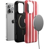 image:imageCasely iPhone 13 Pro Case  Find Your Muse  Frida Kahlo Portrait  Bold Protective Design  Compatible with MagSafeEast Coast Summer  Red Stripes