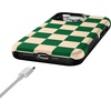image:imageCasely iPhone 13 Pro Case  Find Your Muse  Frida Kahlo Portrait  Bold Protective Design  Compatible with MagSafeFit Check  Green Checkerboard