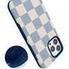 image:imageCasely iPhone 13 Pro Case  Find Your Muse  Frida Kahlo Portrait  Bold Protective Design  Compatible with MagSafeFit Check  Light Blue Checkerboard
