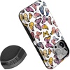 image:imageCasely iPhone 13 Pro Case  Find Your Muse  Frida Kahlo Portrait  Bold Protective Design  Compatible with MagSafeFree Spirit  Rainbow Butterfly