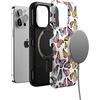 image:imageCasely iPhone 13 Pro Case  Find Your Muse  Frida Kahlo Portrait  Bold Protective Design  Compatible with MagSafeFree Spirit  Rainbow Butterfly