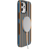 image:imageCasely iPhone 13 Pro Case  Find Your Muse  Frida Kahlo Portrait  Bold Protective Design  Compatible with MagSafeGo New York  Blue  Orange Stripes