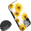 image:imageCasely iPhone 13 Pro Case  Find Your Muse  Frida Kahlo Portrait  Bold Protective Design  Compatible with MagSafeGolden Garden  Yellow Sunflower