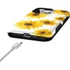 image:imageCasely iPhone 13 Pro Case  Find Your Muse  Frida Kahlo Portrait  Bold Protective Design  Compatible with MagSafeGolden Garden  Yellow Sunflower