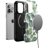 image:imageCasely iPhone 13 Pro Case  Find Your Muse  Frida Kahlo Portrait  Bold Protective Design  Compatible with MagSafeLeaf Me Alone  Green Floral Print